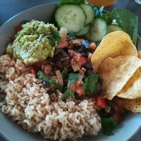 Burrito bowl at Lafew Teahouse and Kombucha Bar  in Cairns