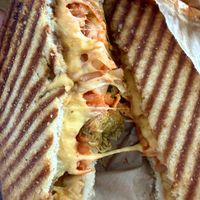 Kimchi grilled cheese   at Gróa Sælkeraverslun in Reykjavik