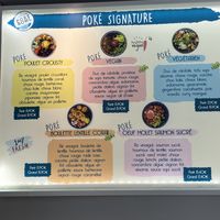 Example of vegan options   at La maison du Poke Bowl in Ile-de-france