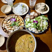 Fermented tofu hotpot — all vegan!  at Bồ Đề Vegetarian - Healthy Veggies Delights in Central Singapore