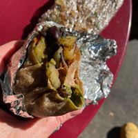 Big Canyon burrito with added pesto at Raider Ridge Cafe in Durango
