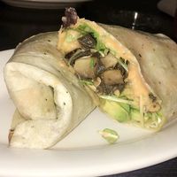 Vegan lunch wrap at Raider Ridge Cafe in Durango