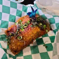 fried lasagna at The Green Ape Gourmet Vegan in Chicago
