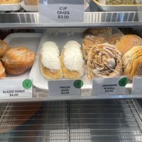 All items marked with green V are vegan  at Bagara Beach Bakehouse  in Bargara