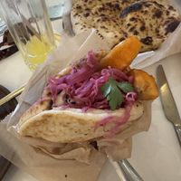 Falafel pita - street style   at Motek Boca Raton in Boca Raton