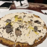 Vegan "pizza” #Veganuary at La Colubrina in Milan