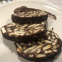 Salame di cioccolato  at La Colubrina in Milan