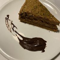 Mocha cake  at La Colubrina in Milan