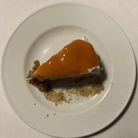 Coconut & apricot “pan di Spagna” cake (so yum!)  at La Colubrina in Milan