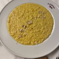 Risotto  at La Colubrina in Milan
