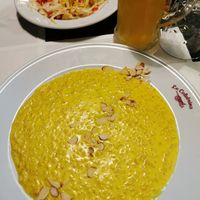 Risotto at La Colubrina in Milan