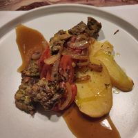 Tempeh Di piselli e mandorle at La Colubrina in Milan