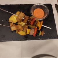 Spiedini di seitan at La Colubrina in Milan