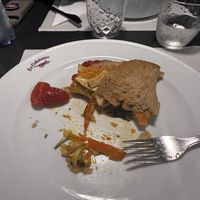 Forgot to take a pic before I ate 1/2!  at La Colubrina in Milan