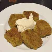 Chickpea balls   at La Colubrina in Milan