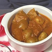 Goulash di seitan  at La Colubrina in Milan