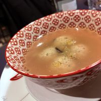 Canederli al tartufo   at La Colubrina in Milan