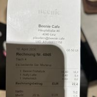 bill  at Beenie.all day  in Linz