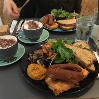 Happy vibe breakfast at HappyFood by YogaHub in Dublin