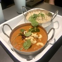 Thai curry at HappyFood by YogaHub in Dublin