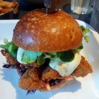 Chickn wing burger. 10/10 recommended at HappyFood by YogaHub in Dublin