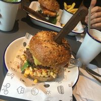 best burger ever ❤️ at HappyFood by YogaHub in Dublin