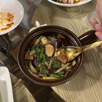 Lao traditional  soup   at Reunion Cafe Luang Prabang in Luang Prabang