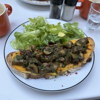 Mushrooms on toast  at Calico Café  in Lille