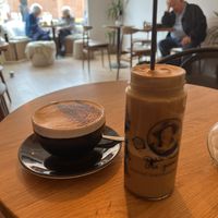 Cappuccino and frappe  at IL FOXO Worthing | Greek Artisanal Coffee House in Worthing