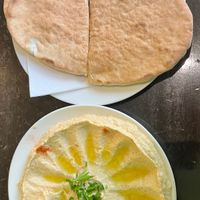 Hummus & Pitta. at Jaffa Restaurant in Preston