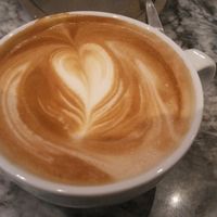 Tasty coffee at Caffe Latte in Hamburg