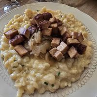 Cheeze Spätzle and Smoked Tofu  at Zum Spätzle in Hamburg