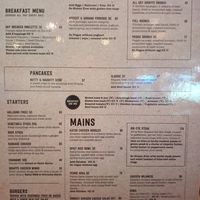 Menu at DXB - Giraffe World Kitchen- T3 in Dubai