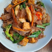 Pad See Ew at The Curve Thai Restaurant in Newcastle