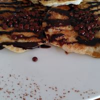 Puncakes (not really tasty though) at Wild Beets in Ibiza