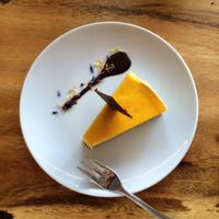 Mango 'cheesecake' (cashew creme) FTW! at Wild Beets in Ibiza