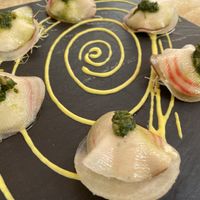 Beet ravioli   at Wild Beets in Ibiza