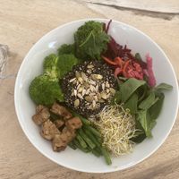 Buddha bowl at Wild Beets in Ibiza