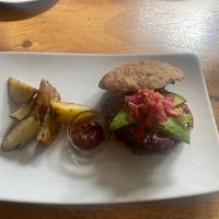 Veggie Burger  at Wild Beets in Ibiza