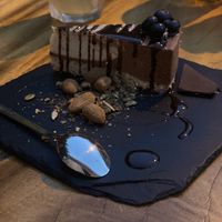 Chocolate taart at Wild Beets in Ibiza