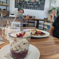 Amazing Breakfast ✨ with also a Ginger Infusion and Orange Juice 🍊 at Wild Beets in Ibiza