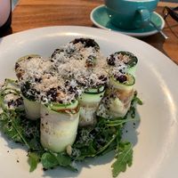 Courgette cannelloni at Wild Beets in Ibiza
