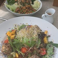 Macadamia cheese salad at Wild Beets in Ibiza