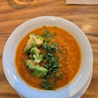 Lentil & lime soup at Wild Beets in Ibiza