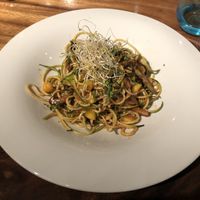 Pasta cruda de calabacín  at Wild Beets in Ibiza