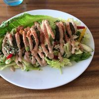 Raw food falafel at Wild Beets in Ibiza