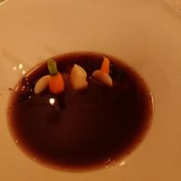 Delicious veggie soup from St. Gotthard at Marktkuche in Zurich