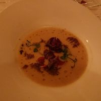 Fantastic truffle soup at Marktkuche in Zurich