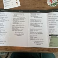Menu 2  at La Piazzetta in Westkapelle