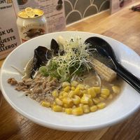 Vegan miso ramen  at Vatten Ramen LABO Plantage in Amsterdam